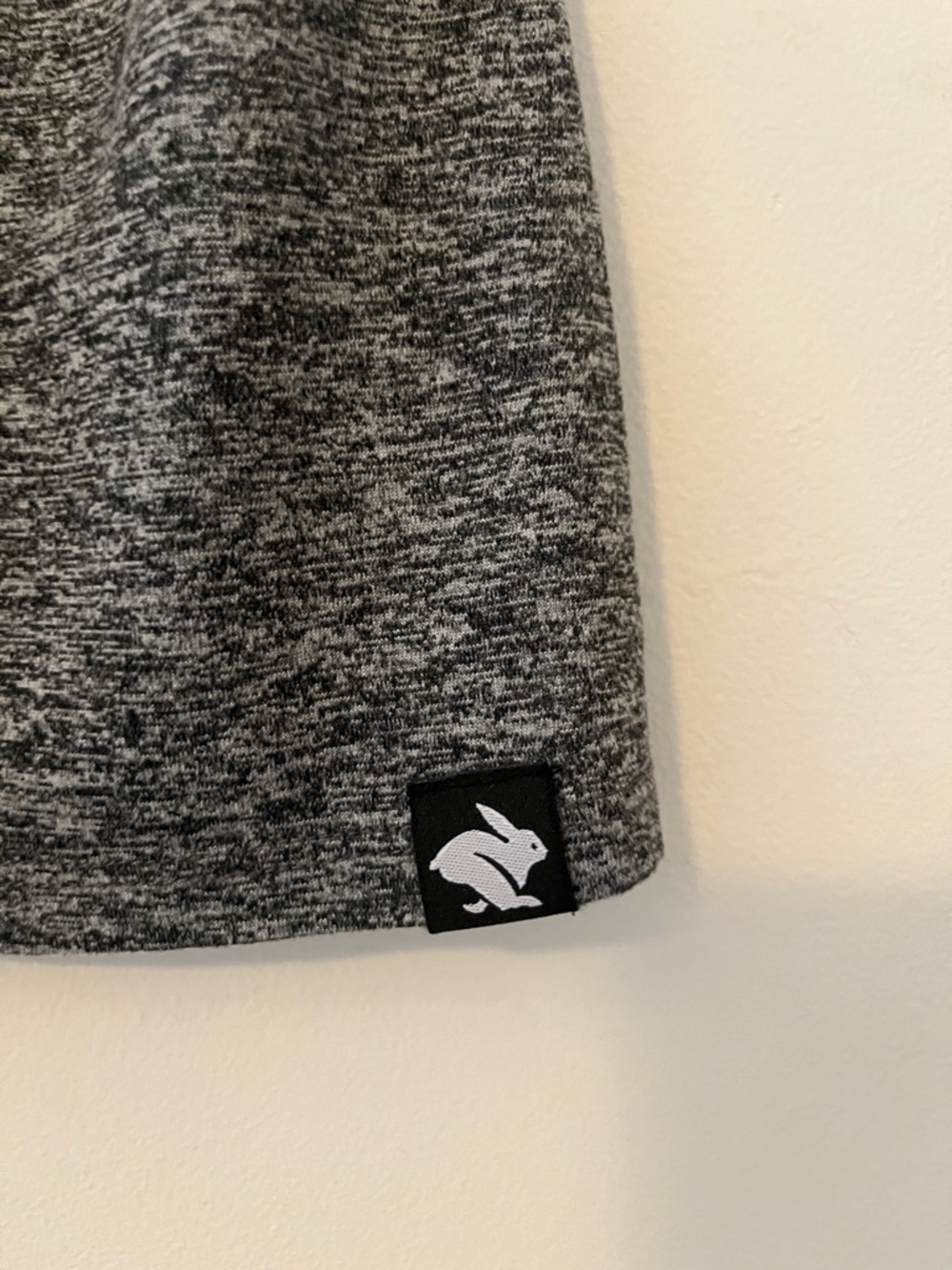 Women’s Rabbit Running Gray Racerback Tank Top - Picture 4 of 4
